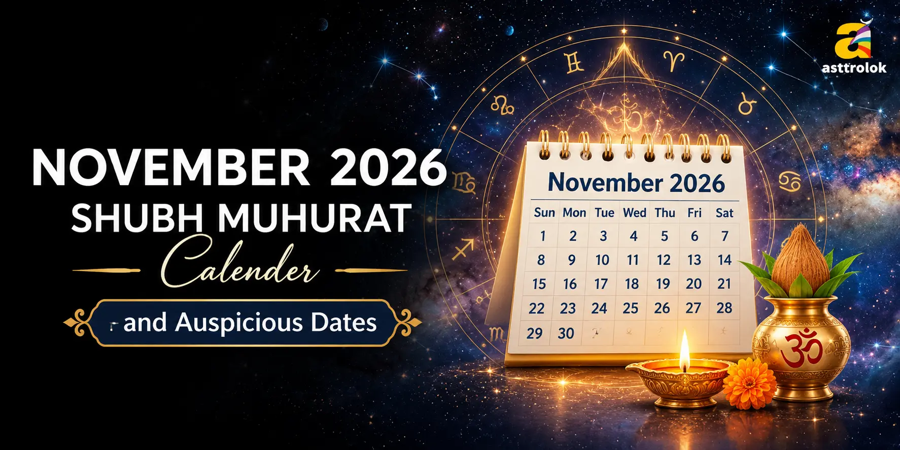 November 2026 Shubh Muhurat: Auspicious Dates for Important Activities